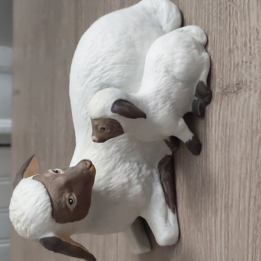 Vintage Homco Sheep and Lamb